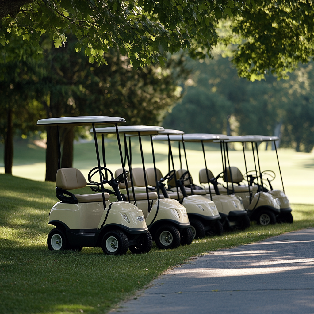 Electric golf carts for e-mobility applications