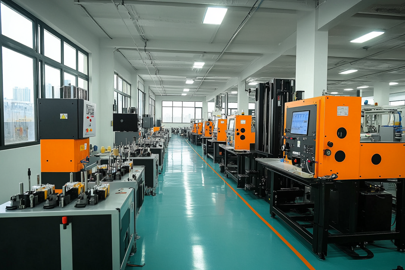 Advanced production line for lithium battery modules